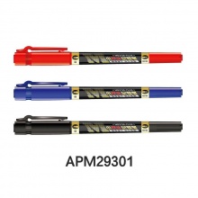 晨光双头记号笔MG2130-Plus APM29301红