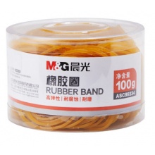 晨光（M&G）橡皮筋 橡皮圈100g 辦公文具 財務(wù)用品 乳膠圈 牛皮筋 橡膠圈 ASC99334 